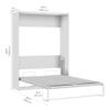Bestar Claremont 59W Full Murphy Bed in White, Sleeping Arrangement for Multipurpose Area, Bedroom, Guest Room, or Living Room view 3