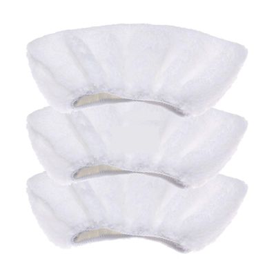 BeNtli Rags Microfibre Mop Cover Steam Cleaner Accessories Spare PartsReplacement Mop Heads ClothCompatible for Karcher Easyfix SC2 SC3 SC4 SC5 (Color : 3PCS Mop Cover)