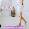 Amabro Wavy Anti Slip Bathtub Strips, 24PCS Transparent Adhesive Shower Sticker for Bathtub Non-Slip Strip Stickers Anti Skid Tape Flooring Safety Tape Mat with Scraper for Bath Shower view 3