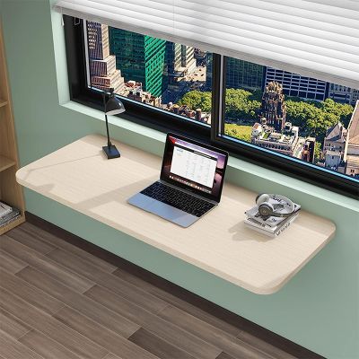 FUYAO Fold Wall Mounted Table Laundry Folding Table with Bracket Portable Drop Leaf Floating Small Wooden Desk Folding Table for Kitchen Laundry Room Dining Room