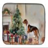 Caroline's Treasures DAC2594DDM American English Coonhound Cozy Christmas Dish Drying Mat Absorbent Dish Drying Mat Pad for Kitchen Counter Dish Drainer Mat for Countertop, 14 x 21", Multicolor view 1