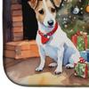 Caroline's Treasures DAC2681DDM Jack Russell Terrier Cozy Christmas Dish Drying Mat Absorbent Dish Drying Mat Pad for Kitchen Counter Dish Drainer Mat for Countertop, 14 x 21", Multicolor view 4