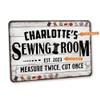 Personalized Sewing Room Sign Art Room Dcor - Made In USA - Craft Room Gifts For Her Custom Sign For Gift Gifts For Grandma 108122002104 view 2