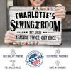 Personalized Sewing Room Sign Art Room Dcor - Made In USA - Craft Room Gifts For Her Custom Sign For Gift Gifts For Grandma 108122002104 view 3