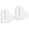 ifundom 2pcs Acrylic Heart-Shaped Flower Holder Centerpiece Stand for Valentines Day Decor Wedding Decoration view 1