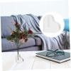 ifundom 2pcs Acrylic Heart-Shaped Flower Holder Centerpiece Stand for Valentines Day Decor Wedding Decoration view 4