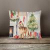 Caroline's Treasures DAC2718PW1216 Otterhound Cozy Christmas Throw Pillow Machine Washable, Indoor Outdoor Decorative Pillow for Couch, Bed or Patio, 12HX16W view 4