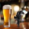 5pcs Black Plastic Squeeze Faucet Picnic Tap for Draft Beer Homebrew view 1