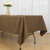 Balsa Circle 10 pcs 60x102-Inch Taupe Rectangle Washable Polyester Easy-Care Tablecloth for Indoor and Outdoor Bridal Shower Wedding Table Buffet Table Partiesnts Kitchen Dining view 4