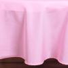 Balsa Circle 10 pcs 90 inch Pink Round Polyester Tablecloths Fabric Table Cover Linens for Wedding Party Banquet Reception Events Kitchen Dining view 2
