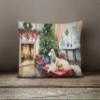 Caroline's Treasures DAC2587PW1216 Afghan Hound Cozy Christmas Throw Pillow Machine Washable, Indoor Outdoor Decorative Pillow for Couch, Bed or Patio, 12HX16W view 4