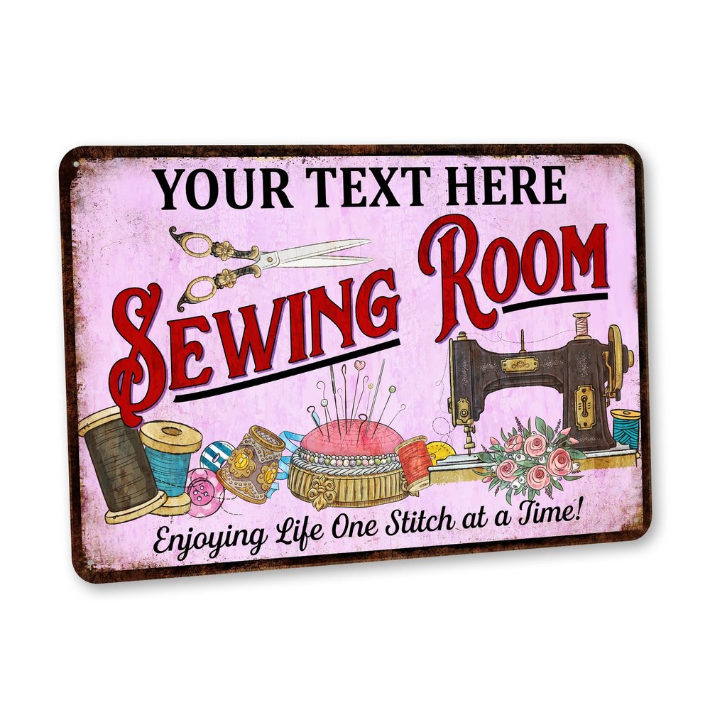 Personalized Sewing Room Sign Art Room Dcor - Made In USA - Craft Room Gifts For Her Custom Sign For Gift Gifts For Grandma 108122002100