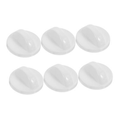 Yardenfun 6pcs Fan Range Knobs Fan Supply Control Knobs for Replacement Accessories Range Control Tone Caps to Rotate Universal Knob Abs White