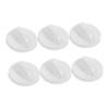 Yardenfun 6pcs Fan Range Knobs Fan Supply Control Knobs for Replacement Accessories Range Control Tone Caps to Rotate Universal Knob Abs White view 1