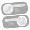 Yardenfun 6pcs Fan Range Knobs Fan Supply Control Knobs for Replacement Accessories Range Control Tone Caps to Rotate Universal Knob Abs White view 4