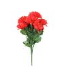 84 Red Silk Chrysanthemums - 12 Bushes - Artificial Flowers Wedding Party Centerpieces Arrangements Bouquets Supplies view 1