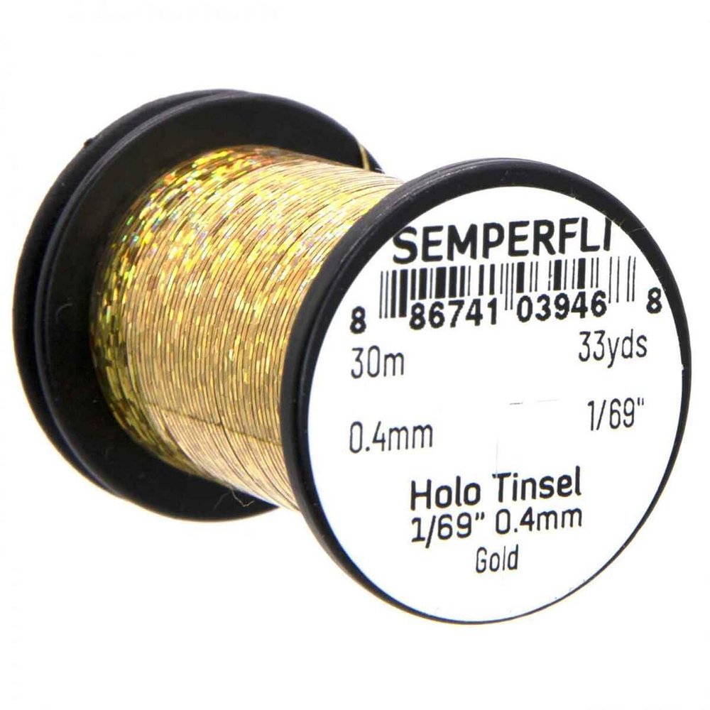 SemperFli 1/69" Holographic Gold Tinsel