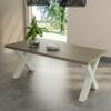 Anderson Teak Milwaukee Dining Table, Large, Grey & White view 1