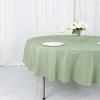 Balsa Circle 10 pcs 90 inch Sage Green Round Polyester Tablecloths Fabric Table Cover Linens for Wedding Party Banquet Reception Events Kitchen Dining view 4
