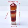 AtkitS Beautiful 1PC Natural Crystal Point Sardonyx Stone Tower Mineral Crystal Home Decor Carnelian Hexagonal Column Red Agate DIY Gifts view 2