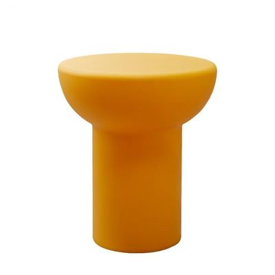 Coffee Table Living Room Household Side Corners A Few Elephant Legs Round Coffee Table Plastic Modern Minimalist Bedroom Mini Stool Small Side Table (Color : Yellow)