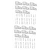 IMIKEYA 4sets Safety Hooks for Curtains Blind Clip for Boys and Girls No Drill Blind Safety Clips view 1