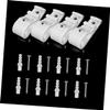 IMIKEYA 4sets Safety Hooks for Curtains Blind Clip for Boys and Girls No Drill Blind Safety Clips view 2