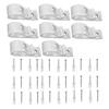 IMIKEYA 4sets Safety Hooks for Curtains Blind Clip for Boys and Girls No Drill Blind Safety Clips view 3