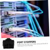 Uonlytech 100pcs Silicone Network Interface Covers Hub Port Plug Protectors Dust Plugs for Computer Dust Cover view 3