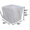 36x36 Patent Pending A1 central air covers for outside units outdoor air conditioner cover for winter ac unit covers outdoor winter (36x36_H:35-40) view 2