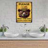 Aluminum Tin Signs Bear Please Smokey Only You Can Prevent Forest Fires For Home Room Garage Wall Decoration 12.00"x16.00"Metal Frame view 3