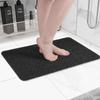 Hargiis Non-Slip Bathtub Mat, Anti Slip Shower Mat, Fast Drying Bathtub Mats, Foot Scrubber Mat, Anti Slip Mat for Tub, Floor, Bathroom, Kitchen, Home, Hotel (Black 24"16") view 1