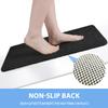Hargiis Non-Slip Bathtub Mat, Anti Slip Shower Mat, Fast Drying Bathtub Mats, Foot Scrubber Mat, Anti Slip Mat for Tub, Floor, Bathroom, Kitchen, Home, Hotel (Black 24"16") view 3