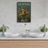 Aluminum Vintage Tin Sign Easily Distracted By Dogs And Garden For Home Bar Yard Kitchen Office 8.00"x12.00"Metal Frame view 3