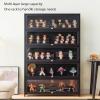 JSLXNDM Multi-Tier Curio Display Cabinet with Acrylic Glass Doors, Storage Shelves, Collectible Toy Organisers and Displays, Children's Bookcases for Bedrooms, Reading Corners and Toddler Rooms 70 5 view 3