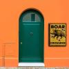 Aluminum Metal Tin Sign Boar Crossing For Home Bar Yard Kitchen Office 12.00"x16.00" view 2