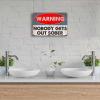 Aluminum Funky Tin Sign Nobody Gets Out Sober Pub For Garage Cafe Office Kitchen Home Bar 8.00"x12.00" view 3