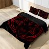 Anna Cowper Baphomet Goat Head Kids Duvet Cover Set Full Bedding Cover Set Boys Girls Duvet Comforter Cover Set Luxury Full Soft Duvet Cover Set for Children Teens view 2