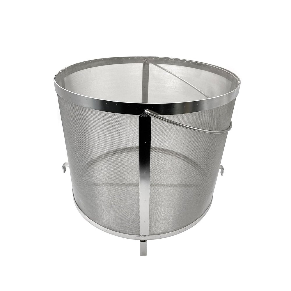 AIZYR Beer Dry Hopper Filter,400 Micron Filter Stainless Steel Strainer Hop Spider Beer Strainer for Homebrew Wine/Beer Brew Filter,13.8x13.8 inch