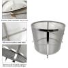 AIZYR Beer Dry Hopper Filter,400 Micron Filter Stainless Steel Strainer Hop Spider Beer Strainer for Homebrew Wine/Beer Brew Filter,13.8x13.8 inch view 3