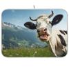 Cow Dish Drying Mat for Kitchen, 16x18 In Dishes Pad for Countertop, Dish Drainer Rack Mats Absorbent Fast Dry Kitchen Accessories 20323187 view 1