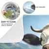 Cow Dish Drying Mat for Kitchen, 16x18 In Dishes Pad for Countertop, Dish Drainer Rack Mats Absorbent Fast Dry Kitchen Accessories 20323187 view 4