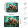 Sloth Dish Drying Mat for Kitchen, 16x18 In Dishes Pad for Countertop, Dish Drainer Rack Mats Absorbent Fast Dry Kitchen Accessories 20323361 view 2