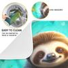 Sloth Dish Drying Mat for Kitchen, 16x18 In Dishes Pad for Countertop, Dish Drainer Rack Mats Absorbent Fast Dry Kitchen Accessories 20323361 view 4