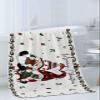 Christmas Gnomes Bathroom Towel Set,Microfiber Bath Kitchen Beach Hand Dish Towels Set,Quick Dry Luxury Soft Decorative Towels+Set Clearance Bulk Accessories Decor Farmhouse Winter Berrry Snowflake view 3