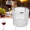 AIZYR Stainless Steel Wine Beer Dry Hop Filter Brewing Hopper Strainer,Strainer 400 Micron Mesh Homebrew Beer Hopper Spider for Wine Beer Brewing,12.9x12.9 inch view 2