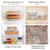 EcoEvo Glass Food Containers with Glass Lid, Microwave Safe Food Storage Container Set, 3 Pack of Large Size, Food Storage Containers with Lids, Meal Prep containers with Leak Proof Lid. view 4