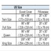 Bed, 100% Linen 3Pcs Bedding Set Natural Flax Breathable King Size Quilt Cover and Pillowcases Down Cover view 2