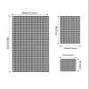 Geometric Lattice Bathroom Towel Set,Microfiber Bath Kitchen Beach Hand Dish Towels Set,Quick Dry Luxury Soft Decorative Towels+Set Clearance Bulk Accessories Decor Black Grey Classic Farmhouse Plaid view 4
