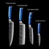 GULSARAYI Damascus Steel Knife Set 4 PCS Kitchen Utensils Set Home Knives Set for Kitchen & Home Essentials Daily Household Use Wedding Banquet Restaurant Gift Box Packing view 2